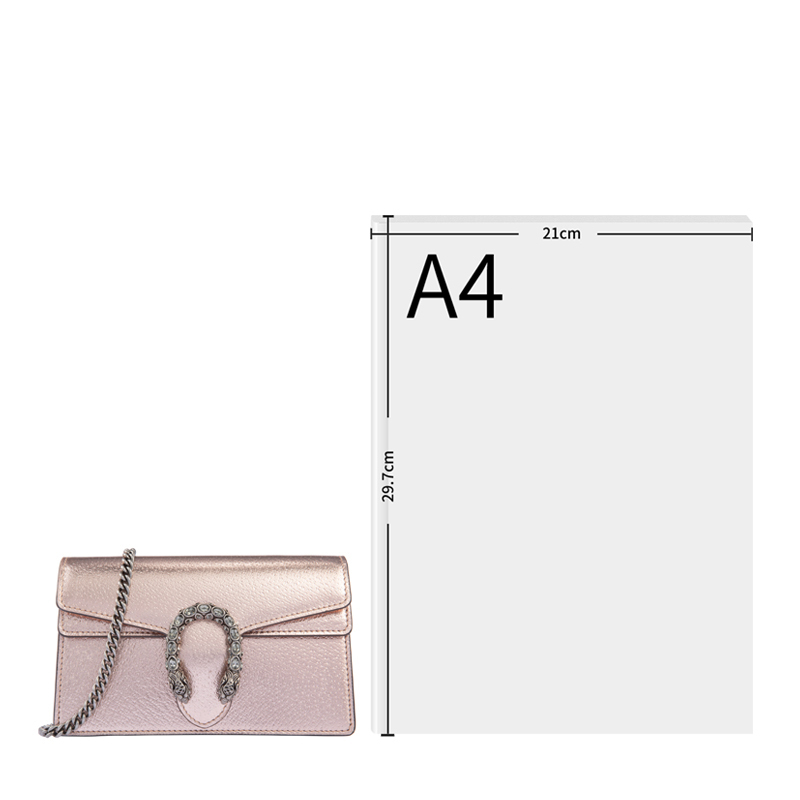 香港直邮 Gucci 女士香槟色皮革斜挎包 476432-1TRBR-8373