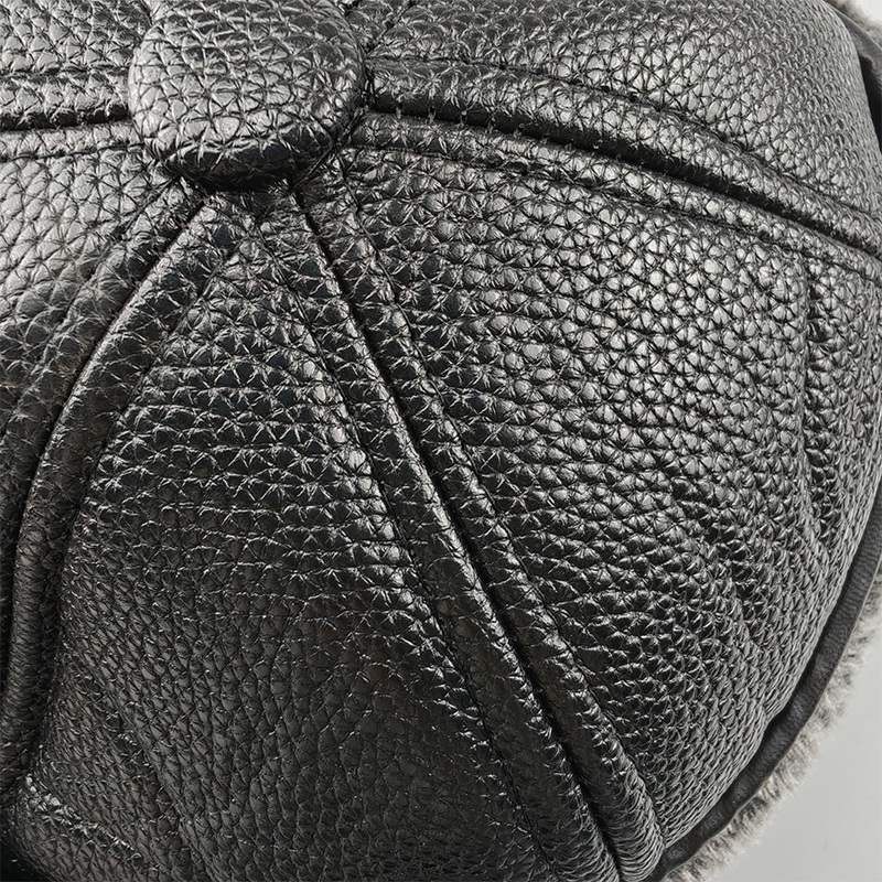 鸽护 雷锋帽 GH195QDK-毛边款[灰色] 顶高清大图