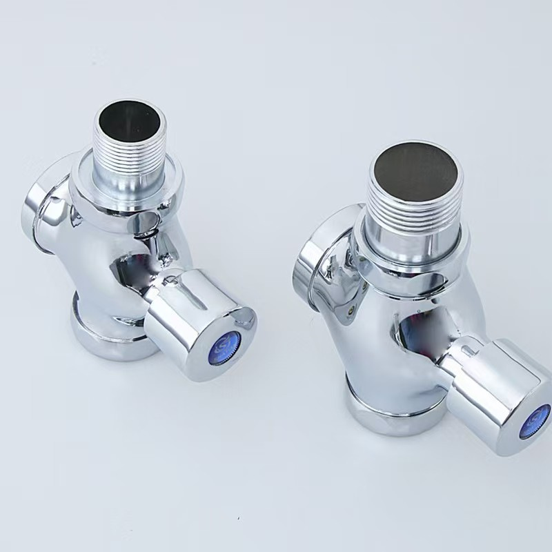 狼之吻 冲洗阀蹲便器 延迟手按式延时阀按钮冲洗阀φ25mm [6分]高清大图