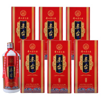 矛台镇吴公岩酒厂赤台酒高度酱香型白酒53度坤沙窖藏原浆老酒500ml礼盒6瓶装