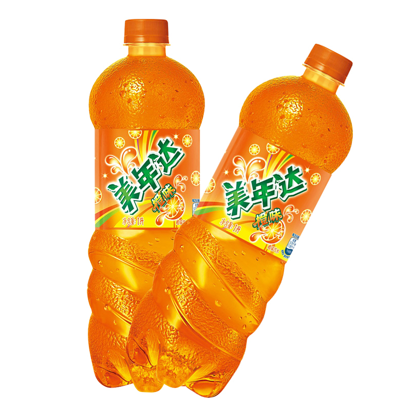 百事可乐美年达 碳酸饮料 1L*2瓶 (新老包装随机发货) 百事出品高清大图
