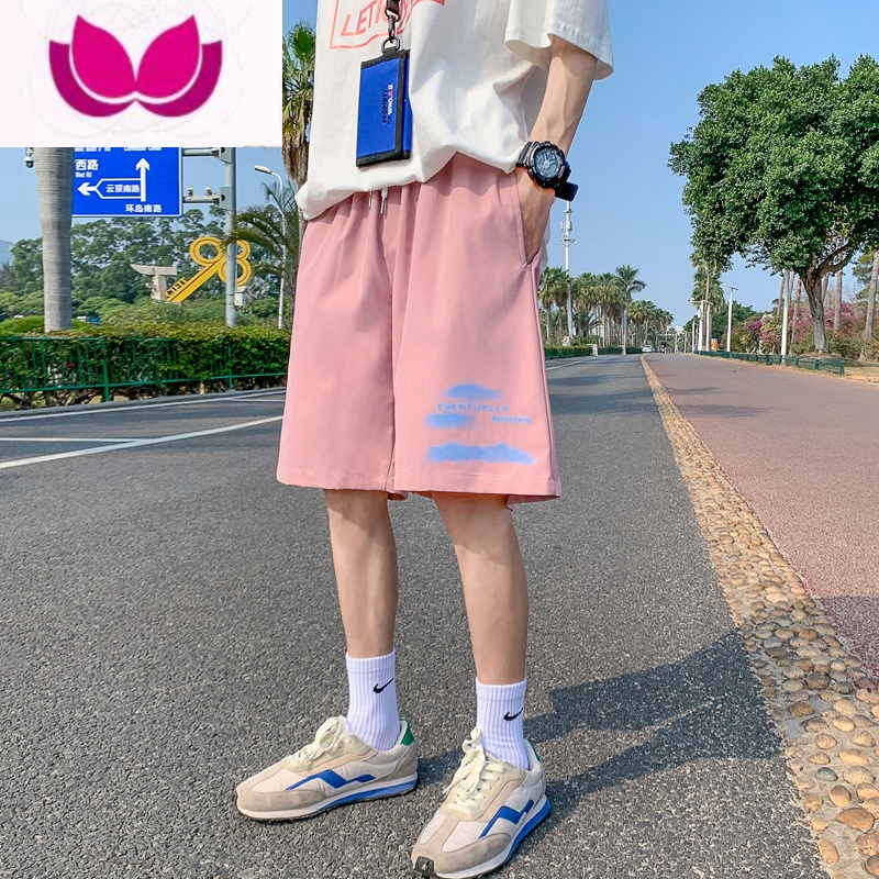七斓派大星运动短裤男夏季薄款大裤衩潮牌休闲五分裤潮流篮球美式裤