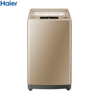 海尔(Haier)EMB85BDS9GU1 8.5公斤 全自动家用波轮洗衣机 直驱变频 免清洗系列 智能投放 1级能效