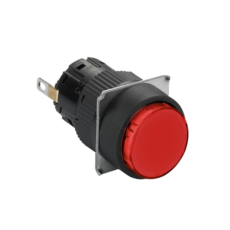 施耐德电气 xb6eav4jf 红色led圆形指示灯 12v