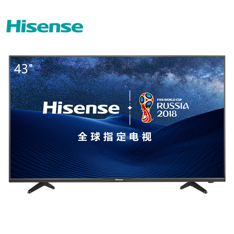 海信(Hisense)LED43EC300D 43英寸 全高清蓝光平板液晶电视金属背板 (深黑)