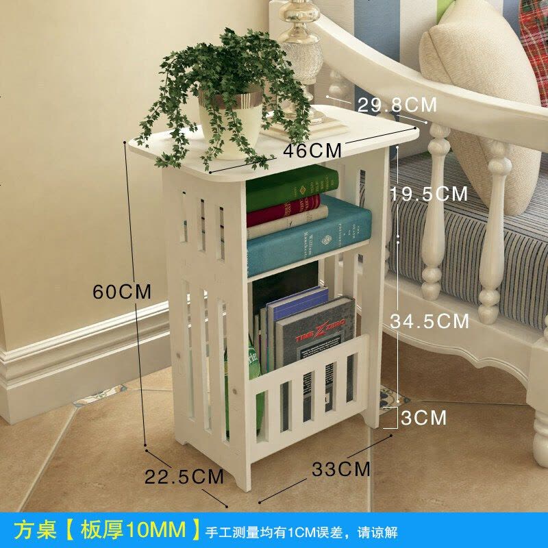 新品 小茶几迷你茶桌阳台小型简易可移动茶几桌茶几简约客厅小圆桌小户型阳台边几卧室床头柜简易创意方图片