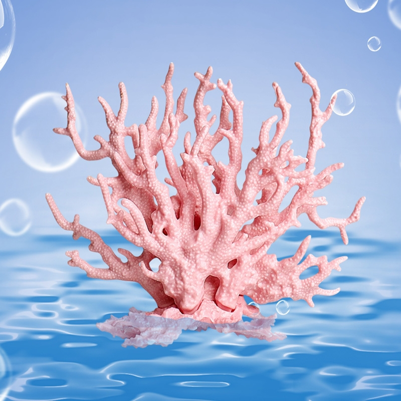 鱼缸仿真珊瑚摆件布景米妮海底水族箱水草植物假花假草装饰海水缸造景