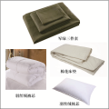 煊煜 军绿床品六件套 被套155*220床单150*230枕套55*85+被芯+棉褥+枕芯 套