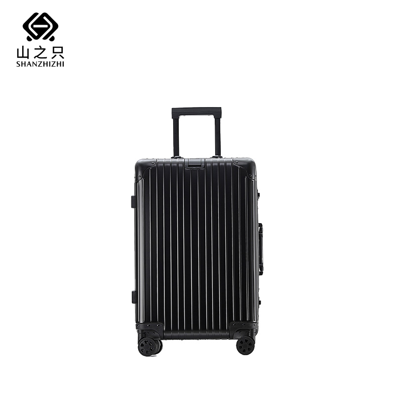 山之只 铝镁合金框旅行箱拉杆箱 24寸 个