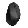 罗技（Logitech）M280 黑色 无线鼠标 笔记本电脑商务办公鼠标人体工学鼠标USB右手鼠标舒适多彩