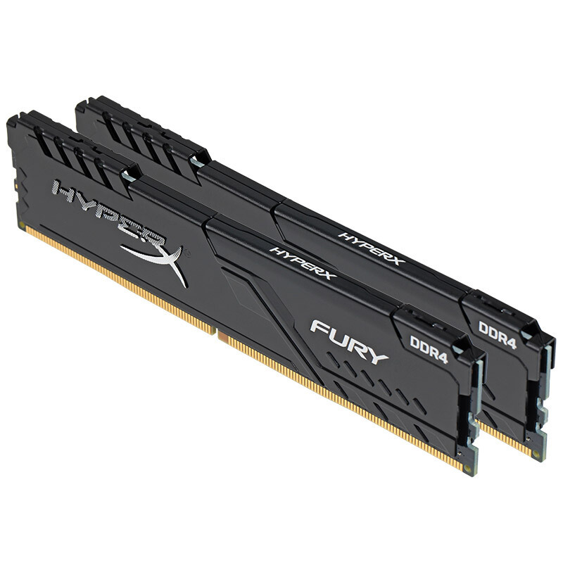 金士顿 DDR4 3200 16GB(8G×2)套装 台式机内存条 Fury雷电系列