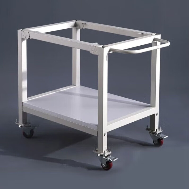戴劲防静电小推车双层可移动推车带轮子防静电工作台140*80*75cm尺寸高清大图