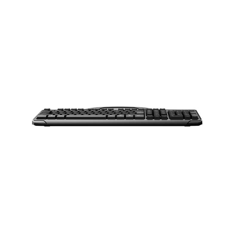 齐心 KB-10069 办公家用有线键盘 黑高清大图