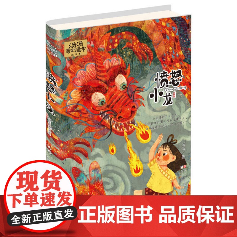 愤怒小龙 汤汤奇幻童年故事本彩图美绘本6-8-10-12岁儿童故事书中国儿童文学幻想小说三四五六年级小学生课外阅读书籍正高清大图