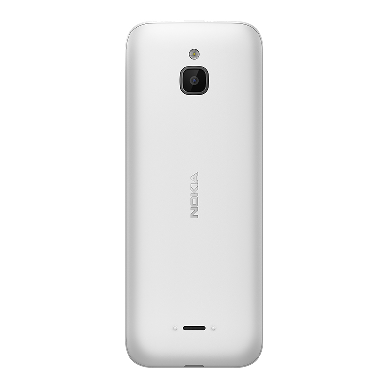 诺基亚 NOKIA 6300 4G 移动联通电信 白色 双卡双待 直板按键手机 wifi热点 老人老年手机 学生手机 双卡双待 直板按键手机高清大图