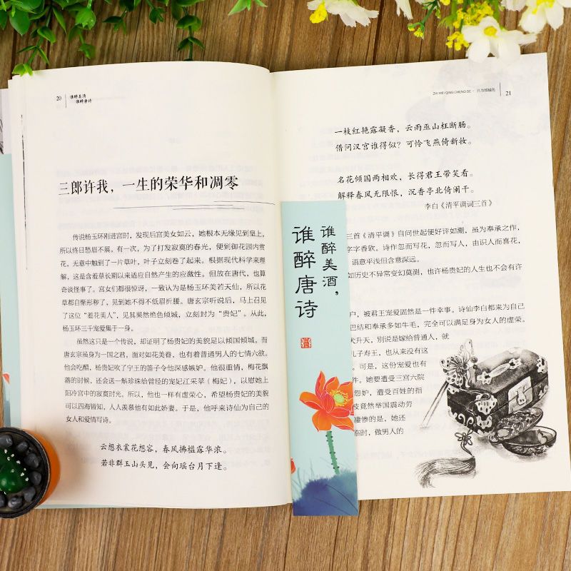 [正版]谁醉美酒谁醉唐诗词鉴赏中国古典小说诗词中小学生课外阅读书籍高清大图