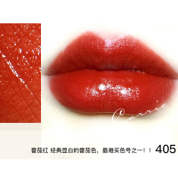 阿玛尼（Armani）口红 臻致红管唇釉丝绒哑光液态唇彩显色唇膏 405烂番茄红6.5ml 红管405 礼盒发货