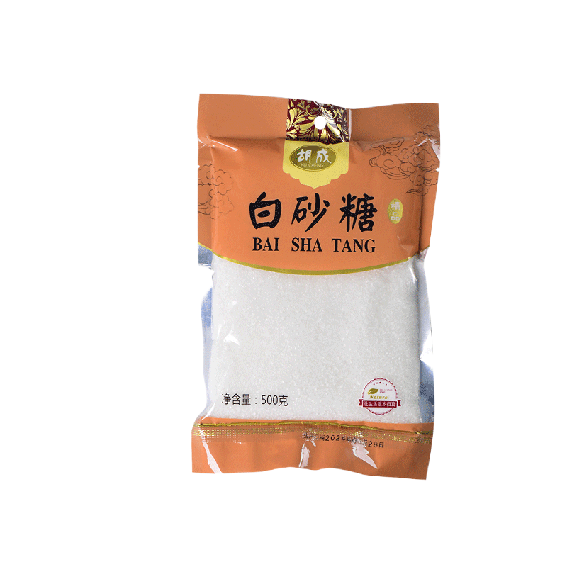胡成 白 砂糖 500g/袋高清大图