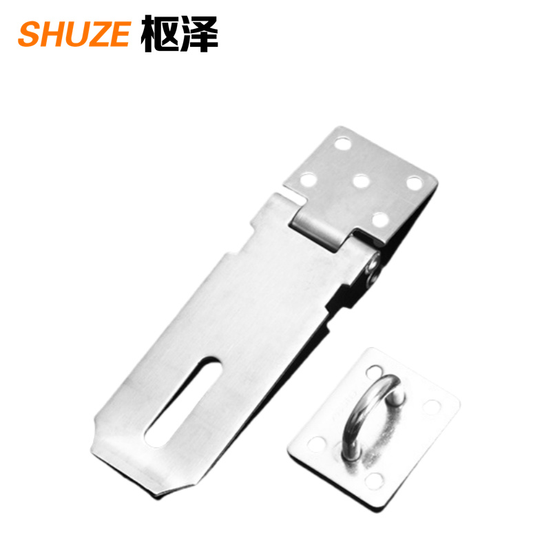 枢泽 不锈钢锁扣 5寸五个 个高清大图