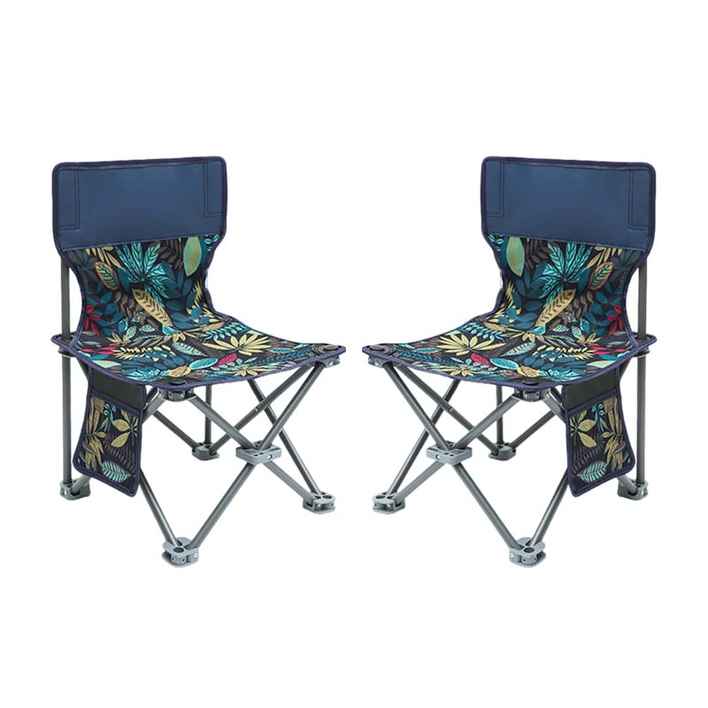 先围 户外折叠凳 33*33*52cm枫叶带靠背 个高清大图