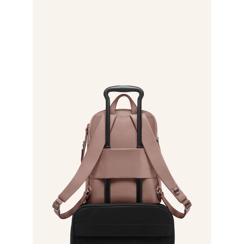 TUMI女士双肩包防水分区大容量通勤轻便电脑隔层英寸可调节背带高清大图