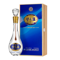 洋河(YangHe)蓝色经典 梦之蓝 钻石版 40.8度 500ml 单瓶装 浓香型白酒 口感绵柔