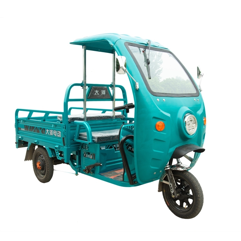 电动三轮车前挡风钢化玻璃防水摩托遮阳蓬休闲棚透明雨棚快递车棚