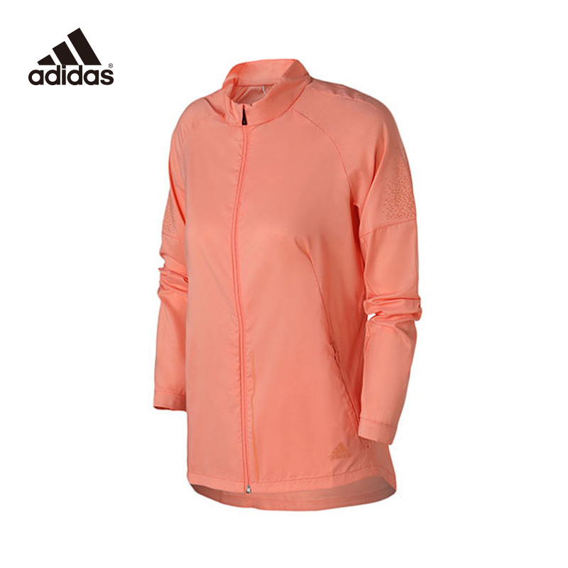 阿迪达斯(adidas)女士立领常规型跑步休闲运动夹克外套CZ5464