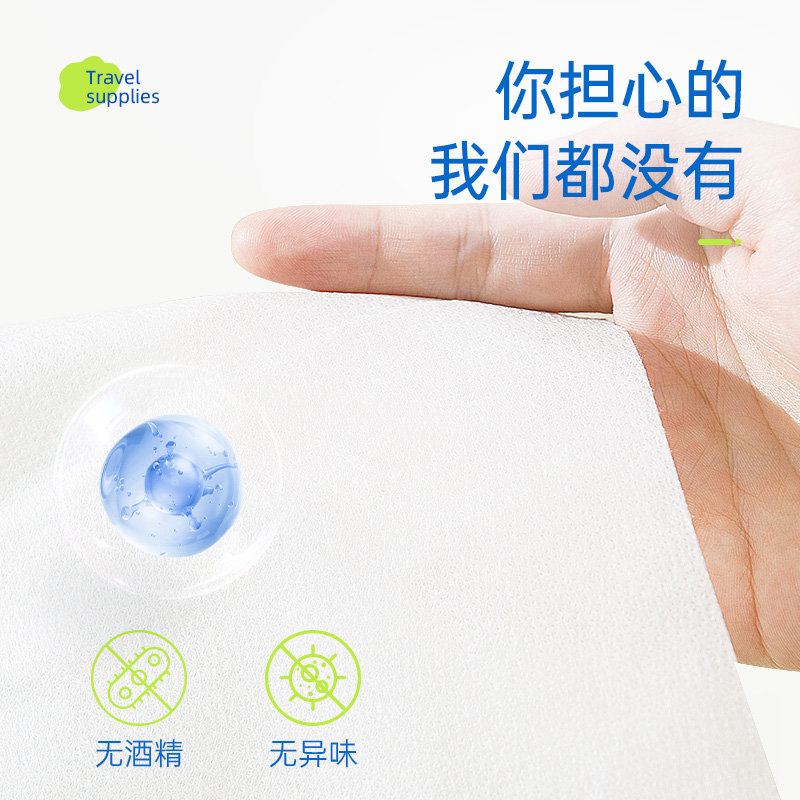 简柔(JIANROU) 一次性床品单人套装 纯白色1包装高清大图