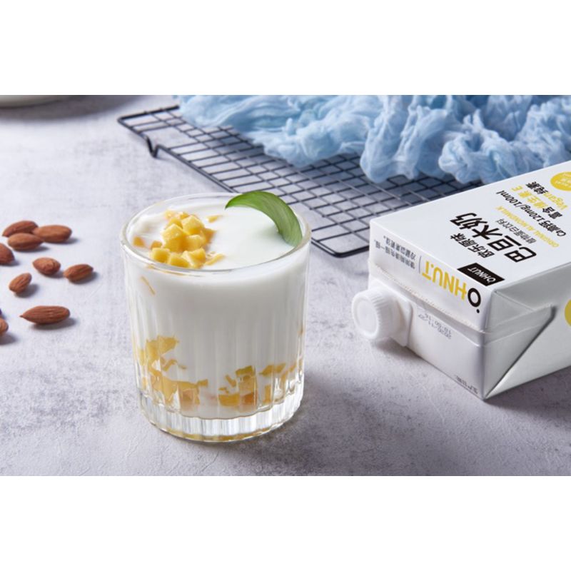欧乐(OHNUT)原味1L*2家庭装巴旦木奶植物蛋白饮料健身早餐营养加钙