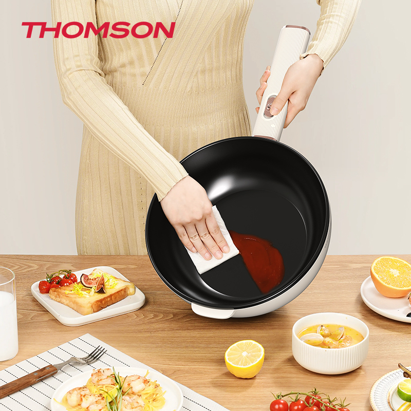THOMSON [法国THOMSON汤姆逊]多功能料理锅电火锅4L C-T0314!高清大图