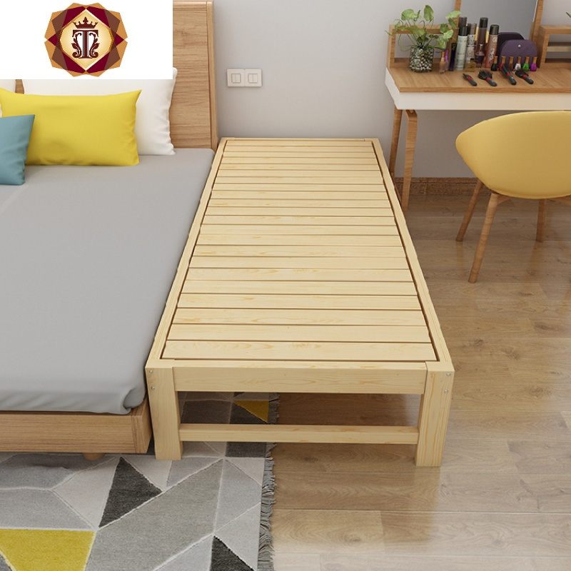 三维工匠加宽床拼接床定制儿童床带护栏实木床单人床婴儿加宽拼接加床