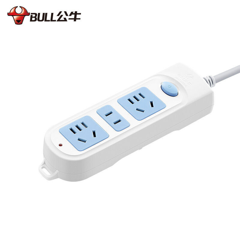 公牛插座GN-606 3插位三孔位插排插板带线家用接拖插线板1.8米