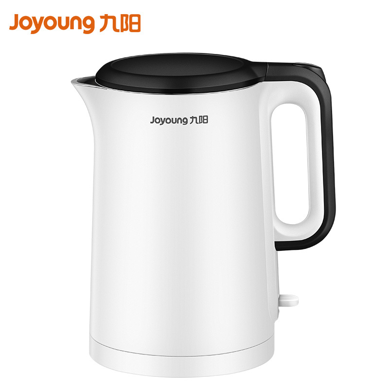 九阳(Joyoung)电水壶K15FD-W3151 双层保温防烫 304不锈钢内胆 1.5L电热水壶开水煲