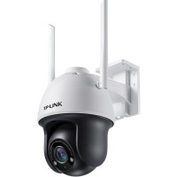 TP-LINK 无线监控摄像头 300万高清全彩室外防水云台球机 TL-IPC633-A4 智能安防摄像机[无电源]