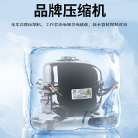 银色双门-128升(全国售后) 奥克斯升大容量电冰箱家用小型双开门宿舍租房用节能