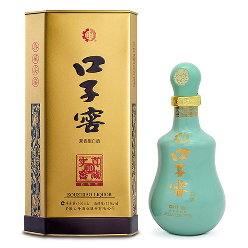 口子窖十年41度500ml*4兼香型白酒