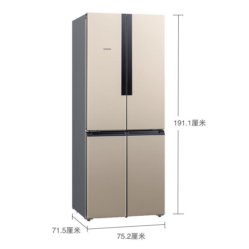 SIEMENS/西门子 KM47EA13TI 478升 十字门冰箱 单独 大容量 混冷无霜