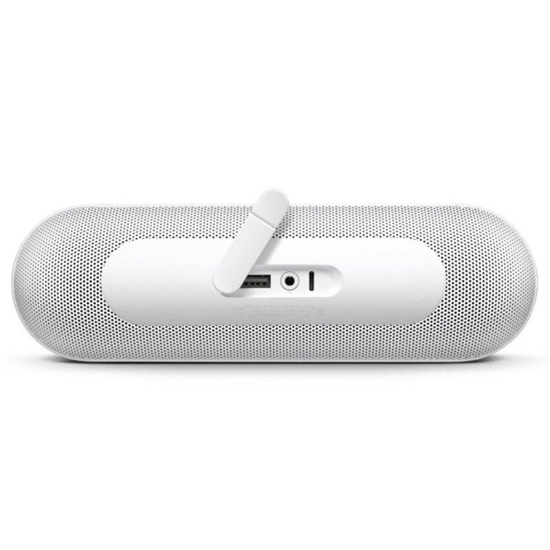 [小巧便携聚会神器]Beats Pill+无线蓝牙音箱 蓝牙4.1 迷你运动便携式胶囊小音响 按键调节 白色