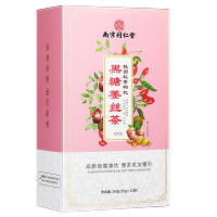 容茗轩南京同仁堂乐家老铺桂圆红枣枸杞黑糖姜丝茶300g（25g*12袋）盒装T