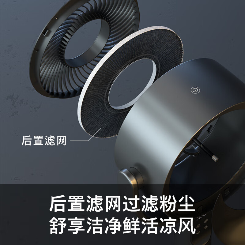 飞利浦(PHILIPS)空气循环扇家用电风扇小型落地扇静音卧室超静音台立式两用直流变频ACR3242CFV高清大图