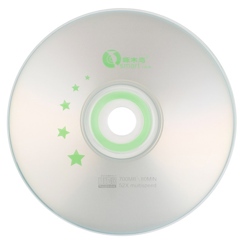 啄木鸟 CD-R 52 速700M 刻录盘桶装50片