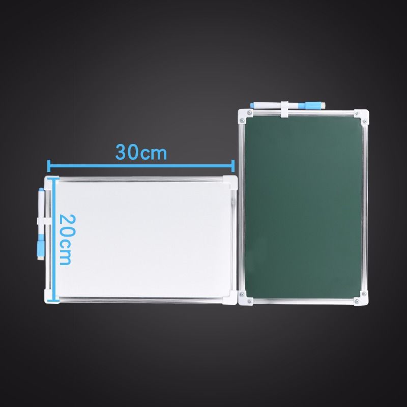 20*30绿白双面(无赠品) 捷哲壁挂白板白绿板磁性办公写字板学生绘画
