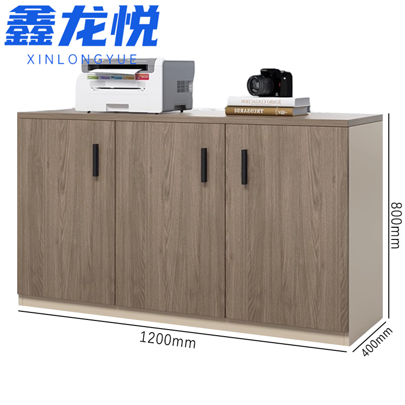 鑫龙悦打印机柜三门台高清大图