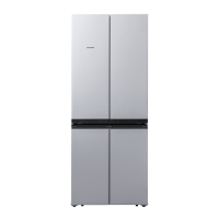 西门子(SIEMENS)KM49EA60TI 变频混冷十字对开门多门冰箱 创新混冷 (银色)481升