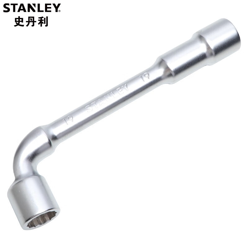 史丹利(STANLEY)13-380-23 烟斗7字 双头穿孔外六套筒扳手 18MM L形套筒扳手 1把