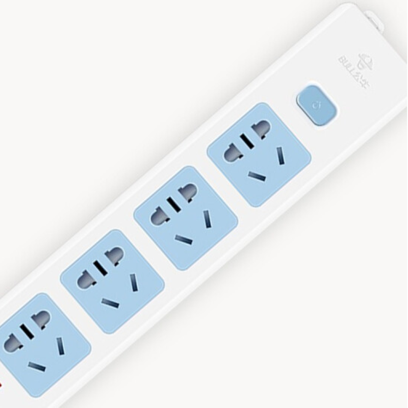 公牛bullgn414k4位无线插座