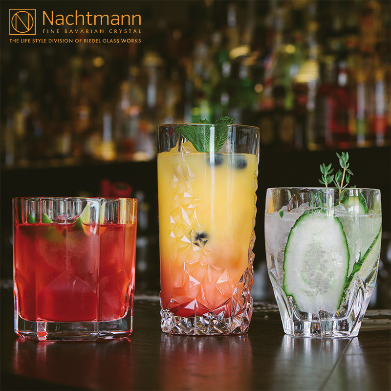 德国NACHTMANN奈赫曼阿斯彭系列长饮杯水杯 水晶玻璃杯(4只装)