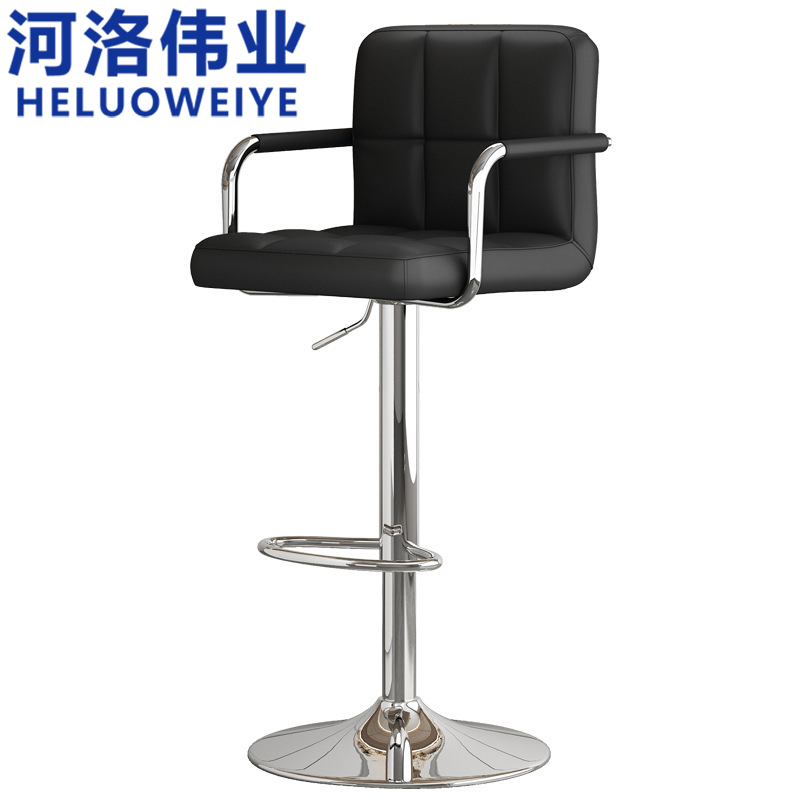 河洛伟业 吧台椅 皮质 把高清大图