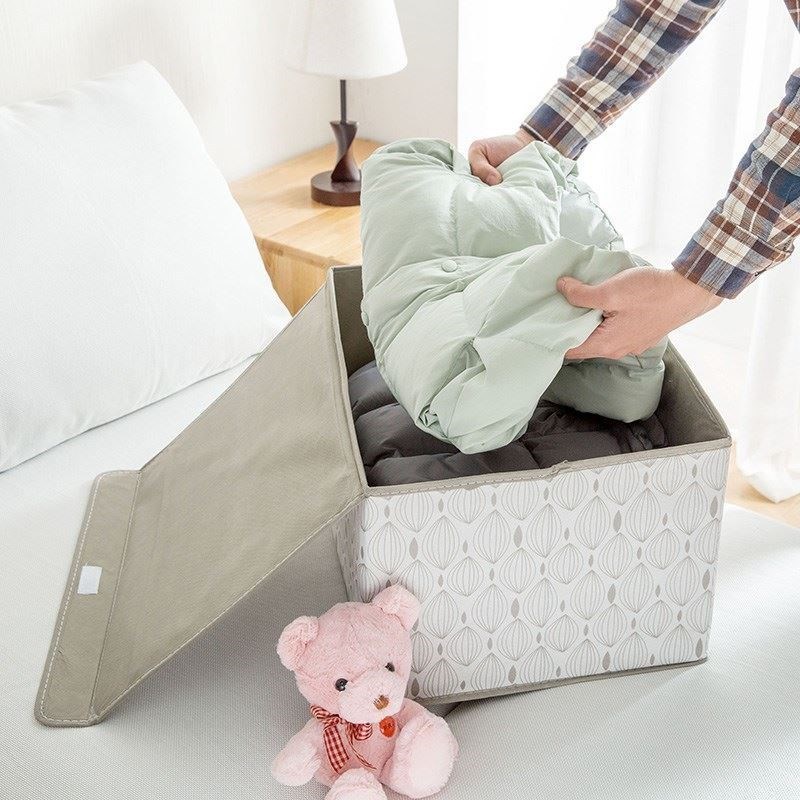 皇豹放衣箱书本大号装衣服收容纳盒可折叠帆布艺收纳箱子l衣箱